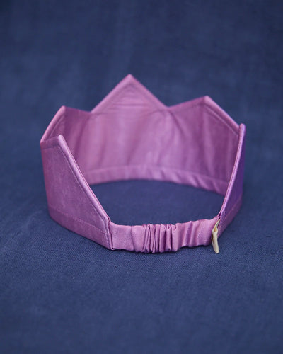 Reversible Silk Crown - Blossom/Lavender