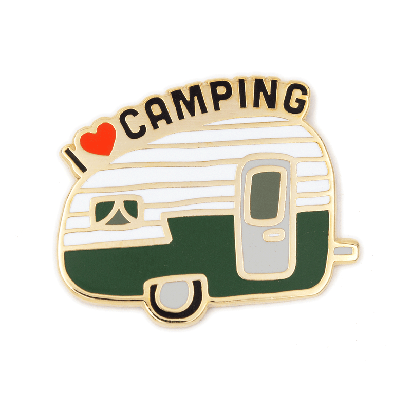 I Love Camping Enamel Pin