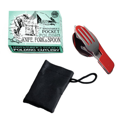 Junior Adventurer's Pocket Folding Knife, Fork & Spoon