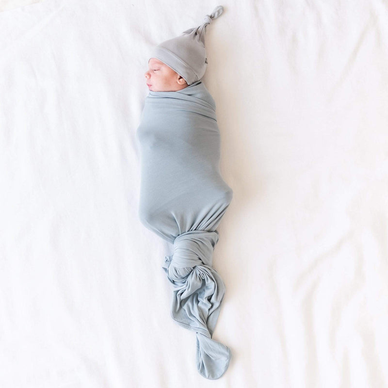 Solid Swaddle Blanket - Fog