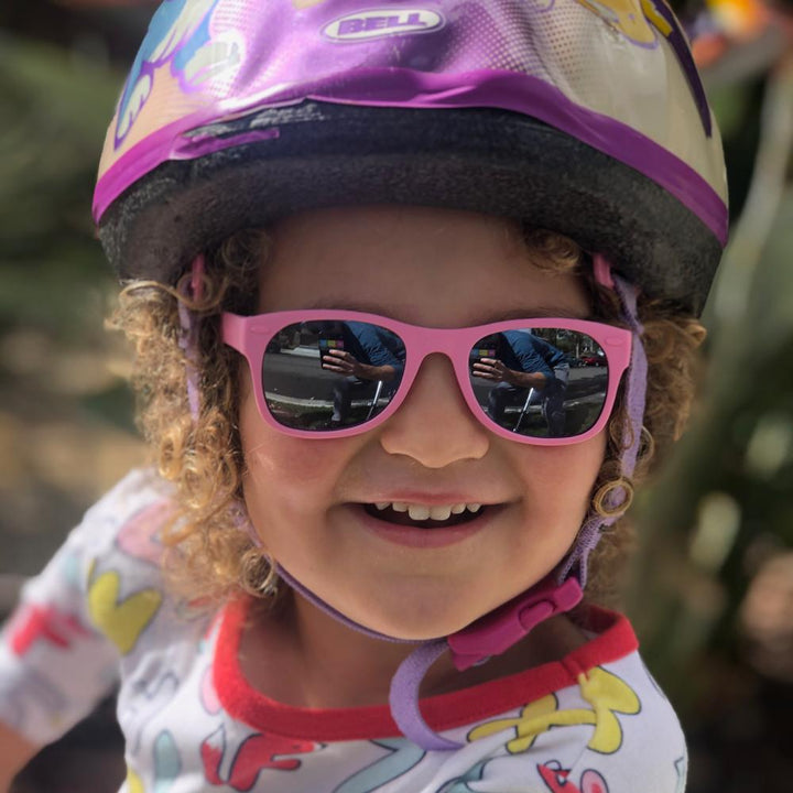Popple Light Pink Wayfarer Sunglasses