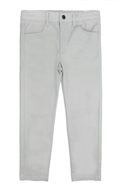 Skinny Twill Pant - Light Grey